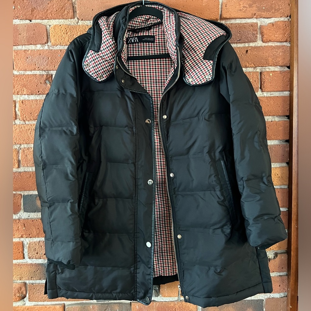 Zara Puffer Jacket with Hood